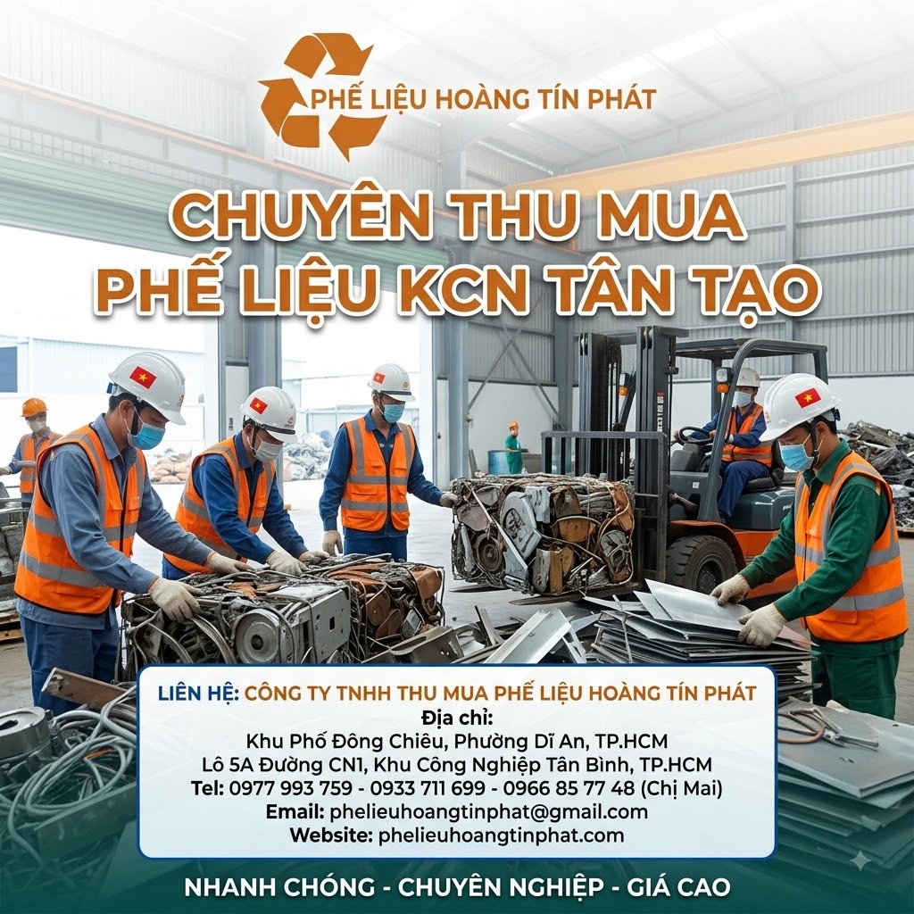 thu mua phế liệu KCN tân tạo