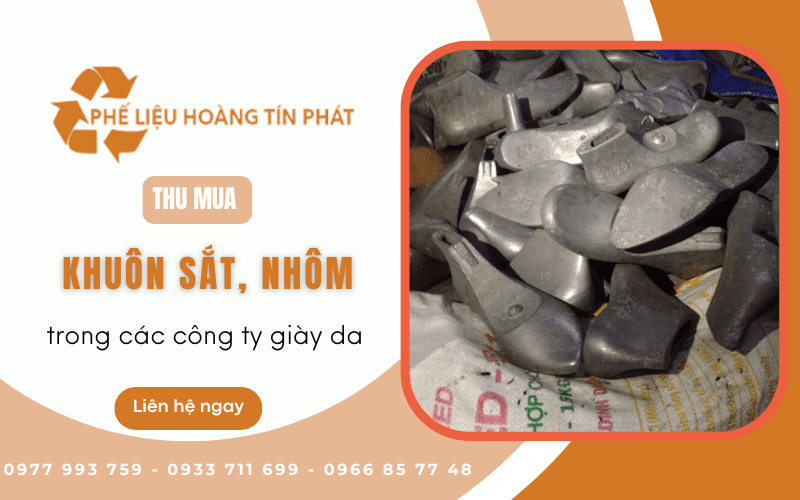 Thu mua khuôn sắt, nhôm trong các công ty giày da